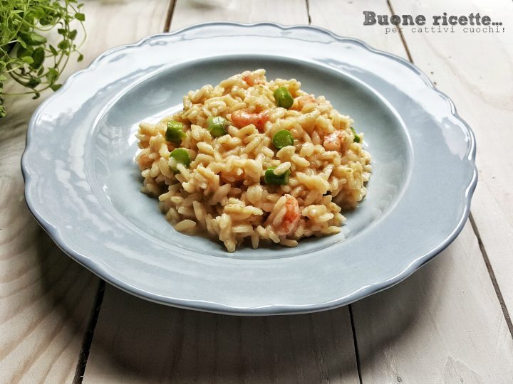 Risotto gamberetti e asparagi