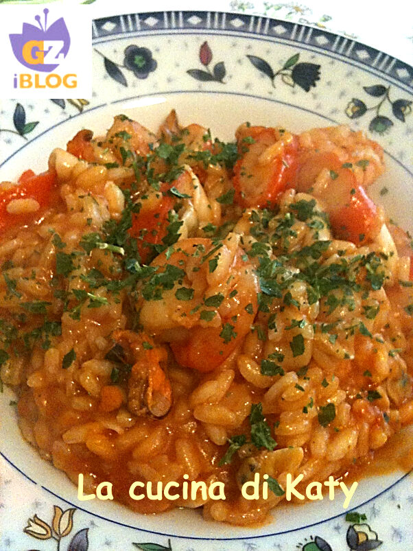 Risotto gamberi e calamari