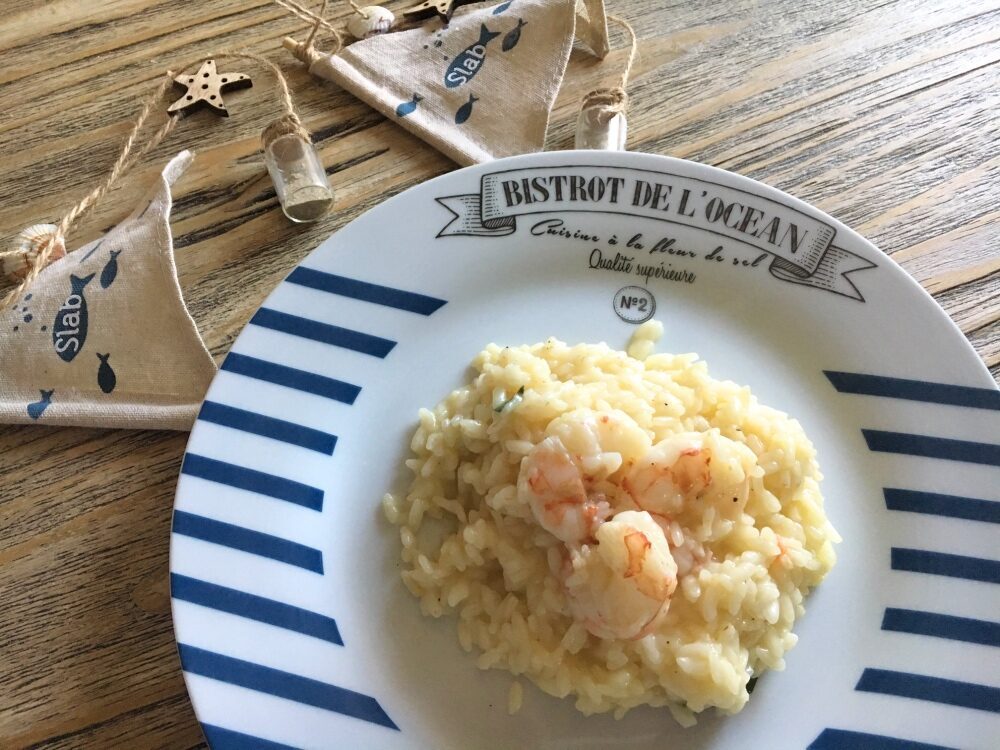 Risotto gamberi e limone