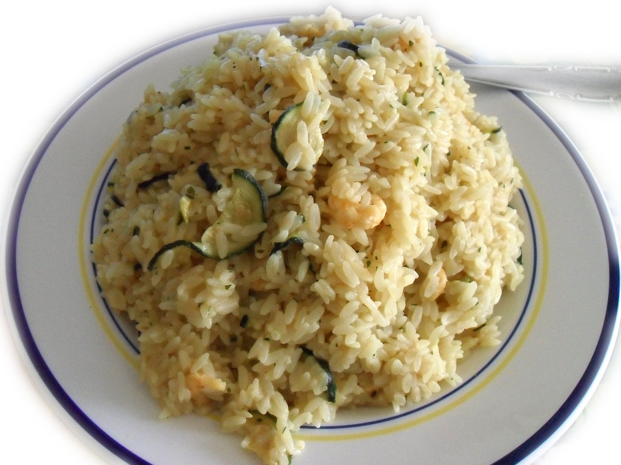 Risotto gamberi e zucchine