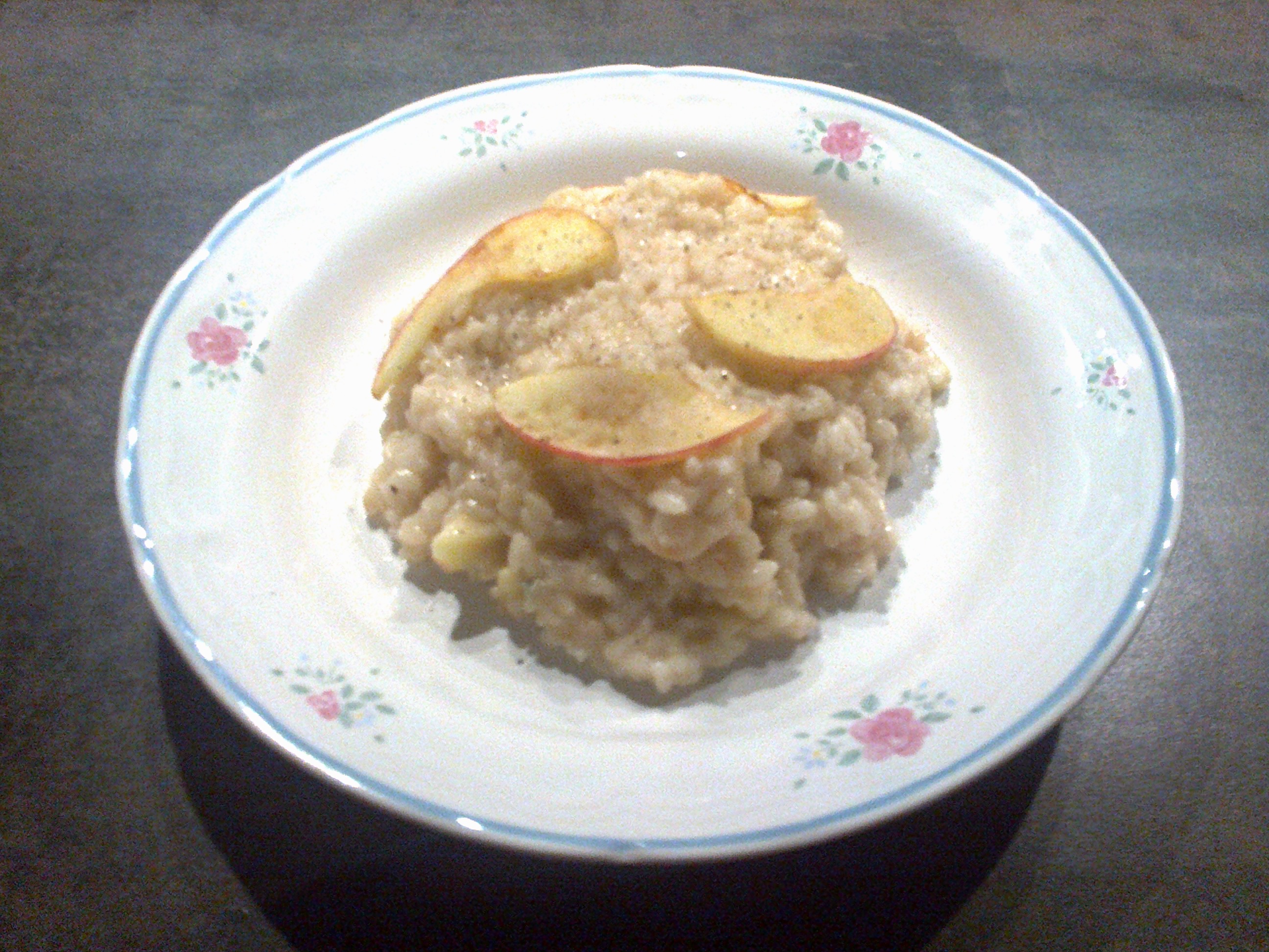 Risotto gorgonzola e mele
