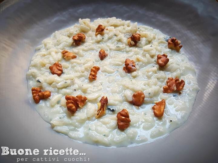Risotto gorgonzola e noci