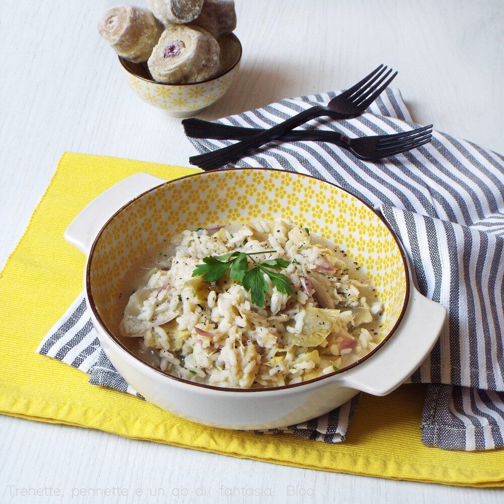 Risotto leggero con carciofi