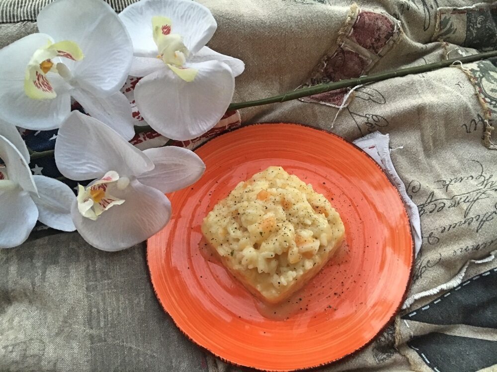 Risotto melone e brie dolcissimo
