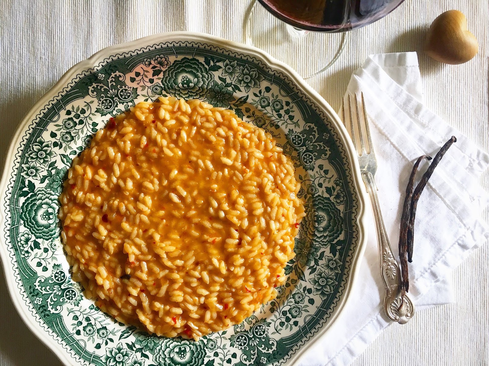 Risotto ‘nduja e vaniglia