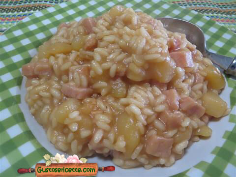 Risotto patate e rape rosse