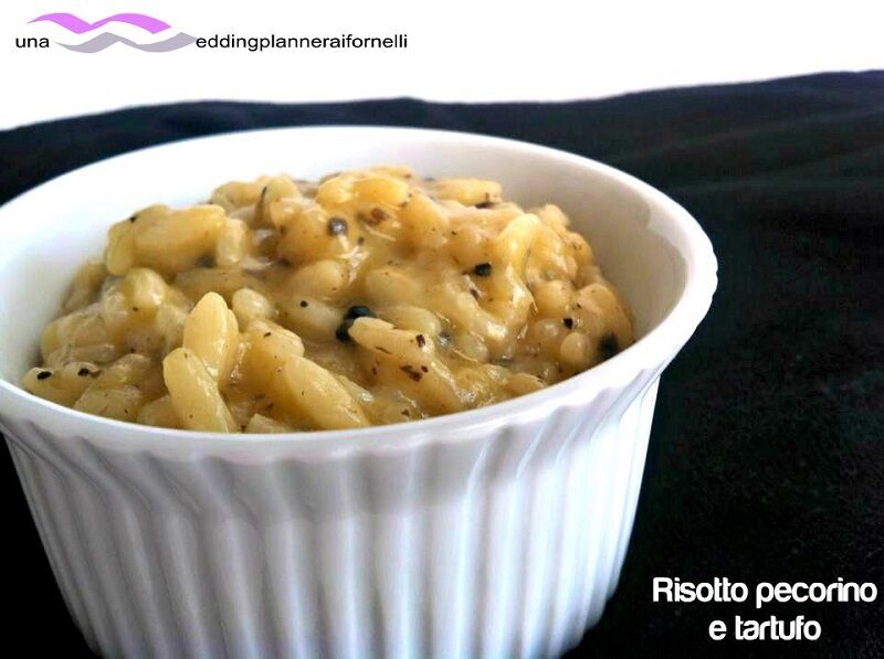 Risotto pecorino e tartufo – con e senza bimby