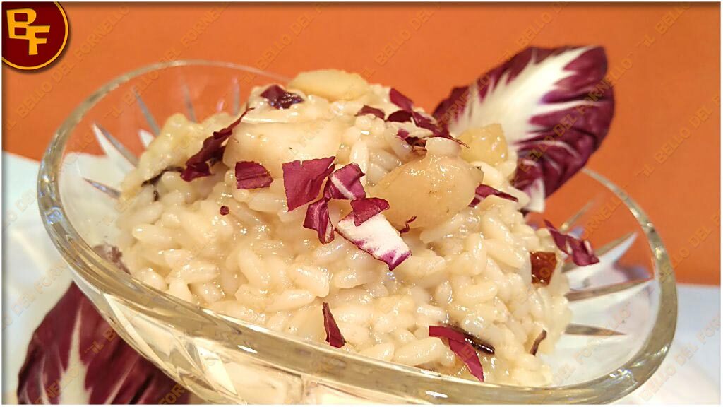 Risotto pera radicchio e burrosa al tartufo