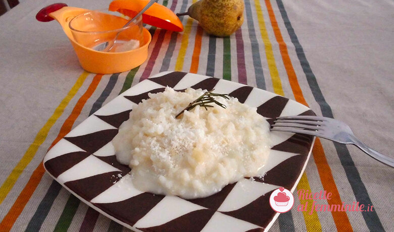 Risotto pere e crescenza