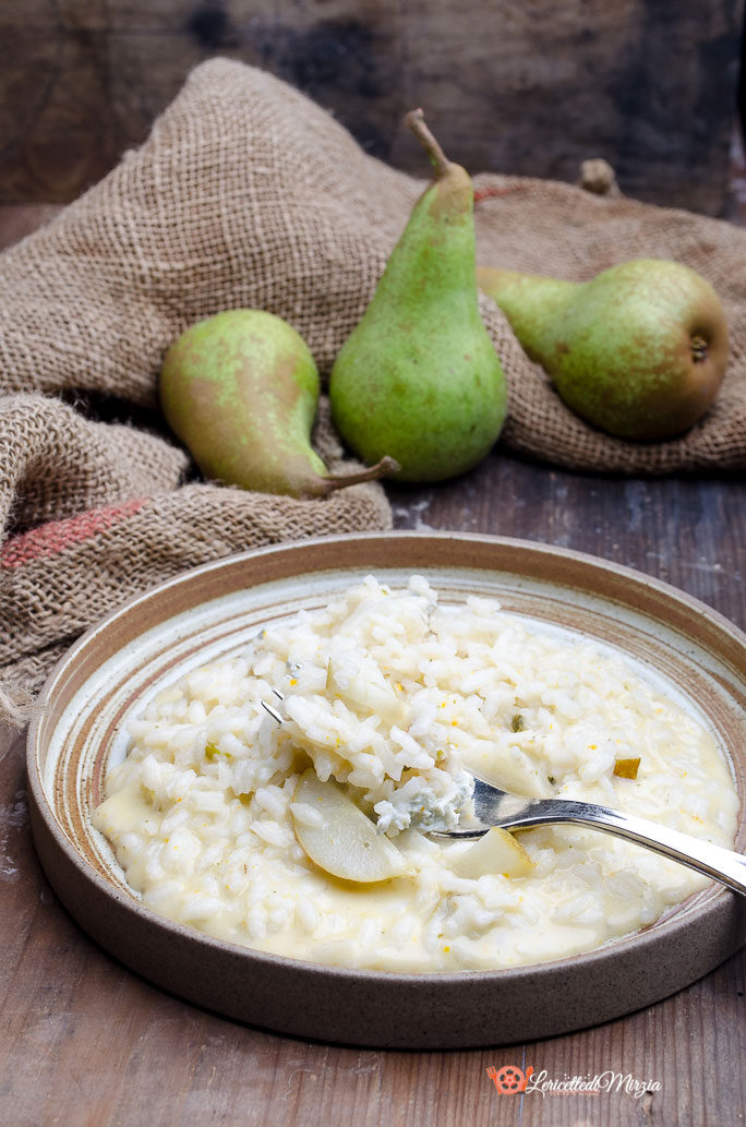 Risotto pere e gorgonzola