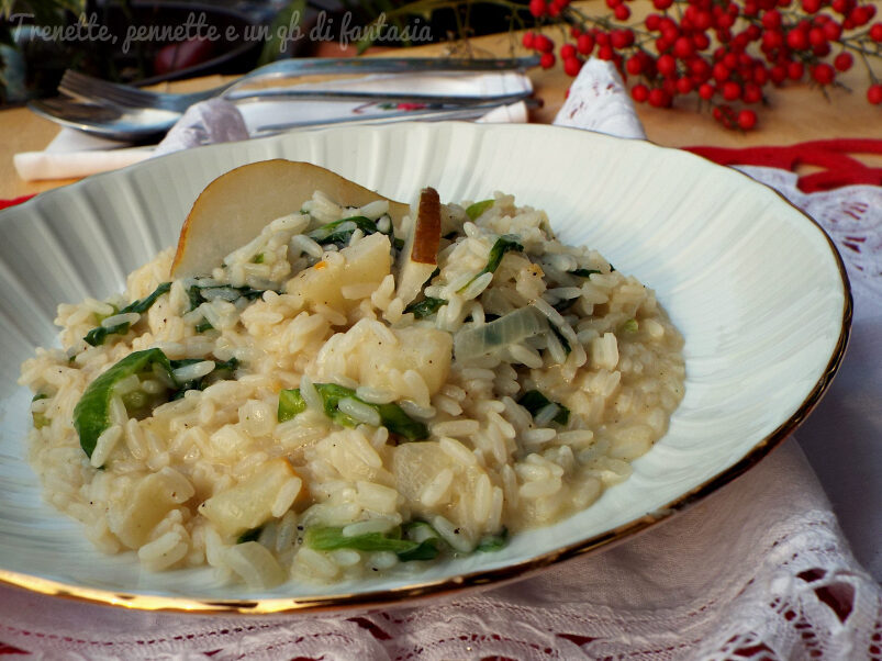 Risotto pere e taleggio