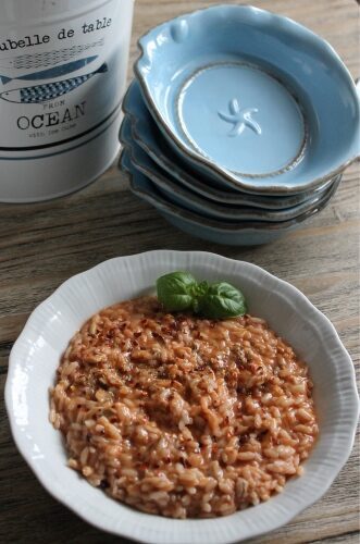 Risotto piccante alle alici