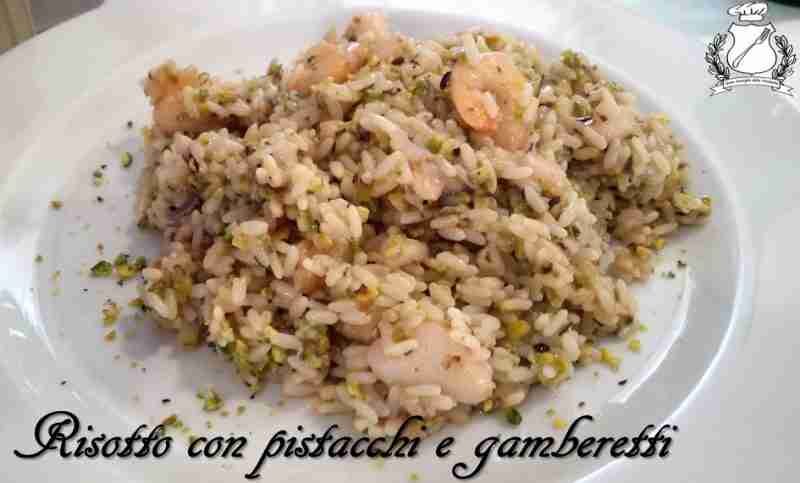 Risotto pistacchio e gamberetti