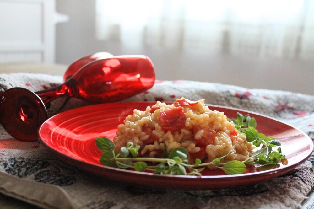 Risotto pomodorini e pecorino