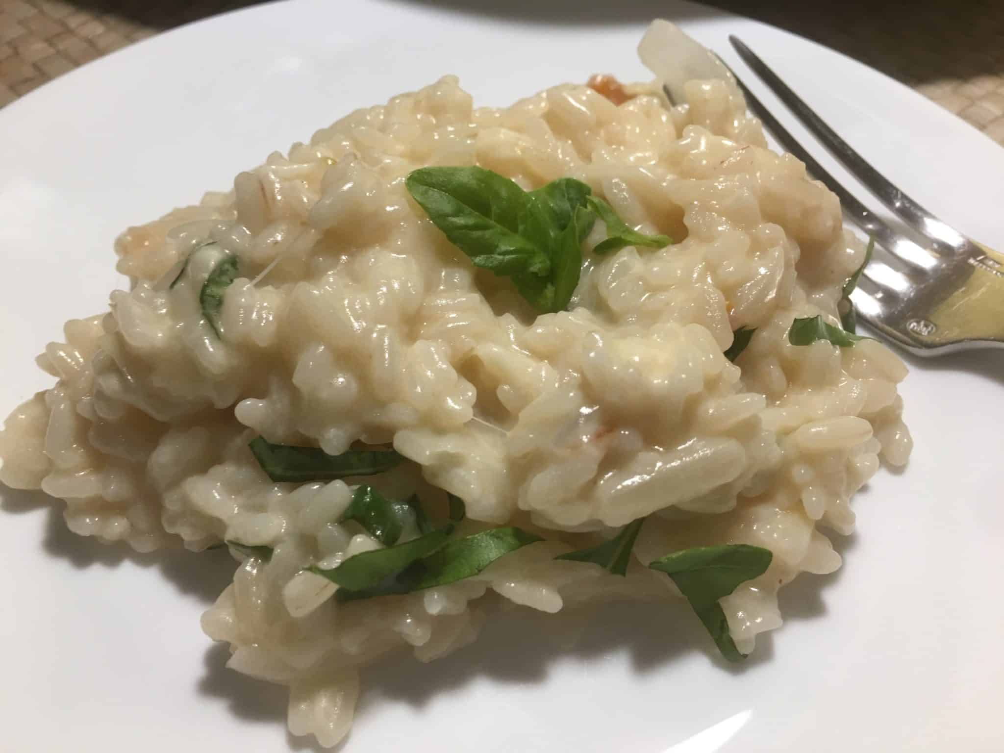 Risotto provola e champagne