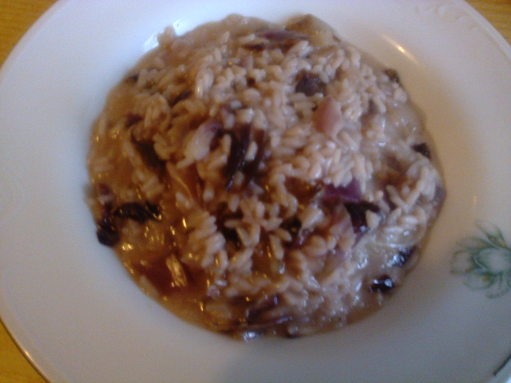 Risotto radicchio e brie