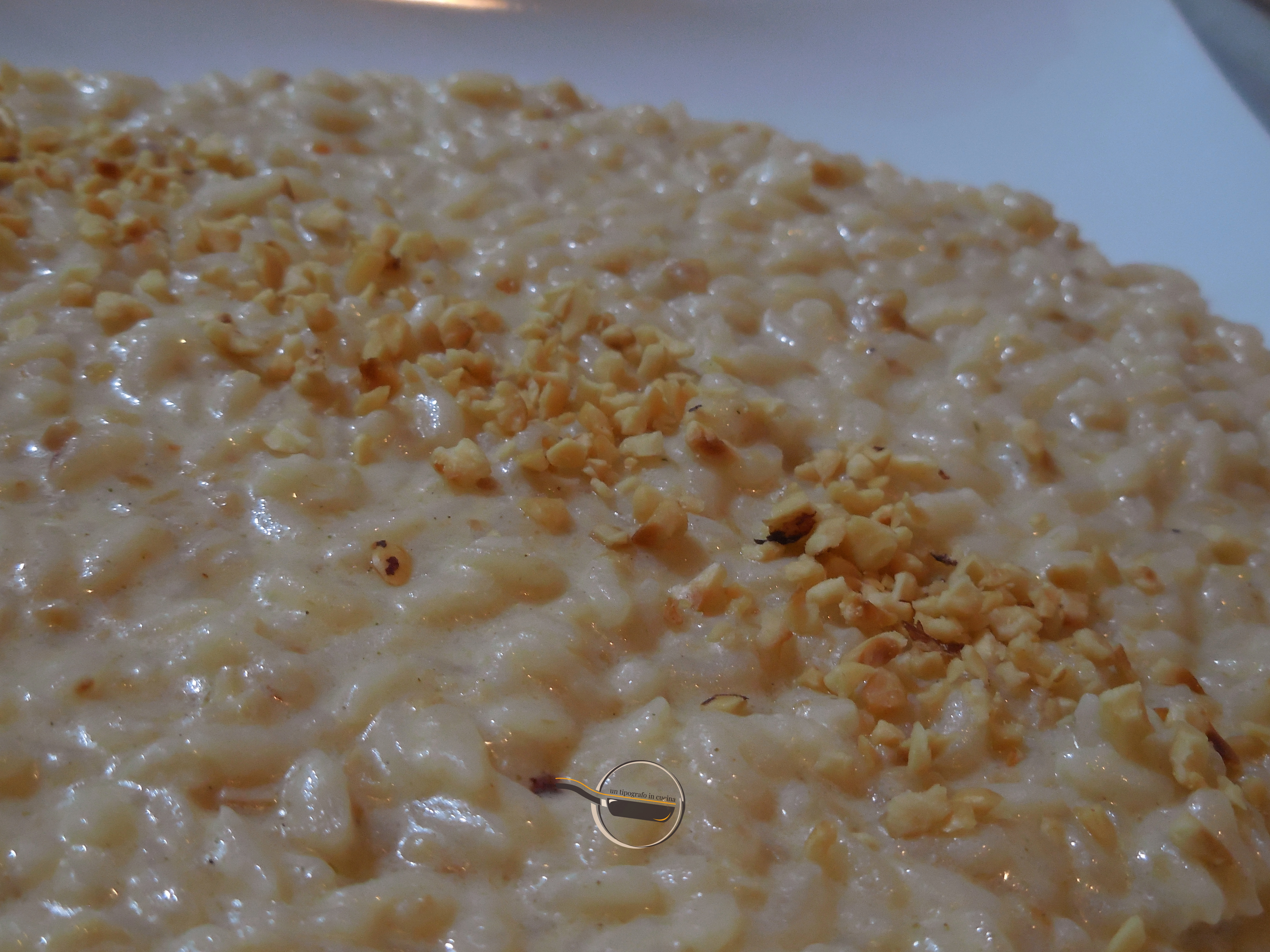 Risotto robiola e granella di nocciole…