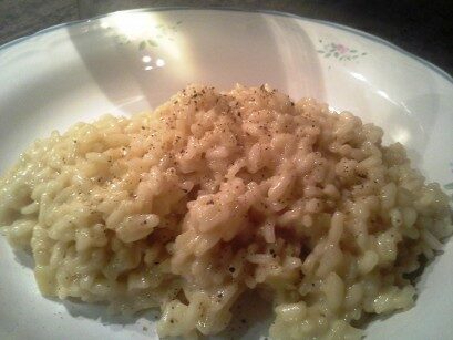 Risotto robiola e spumante