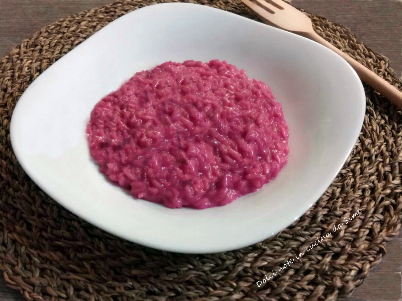 Risotto rosa ai formaggi