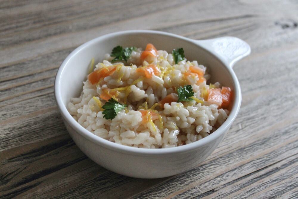 Risotto salmone e limone
