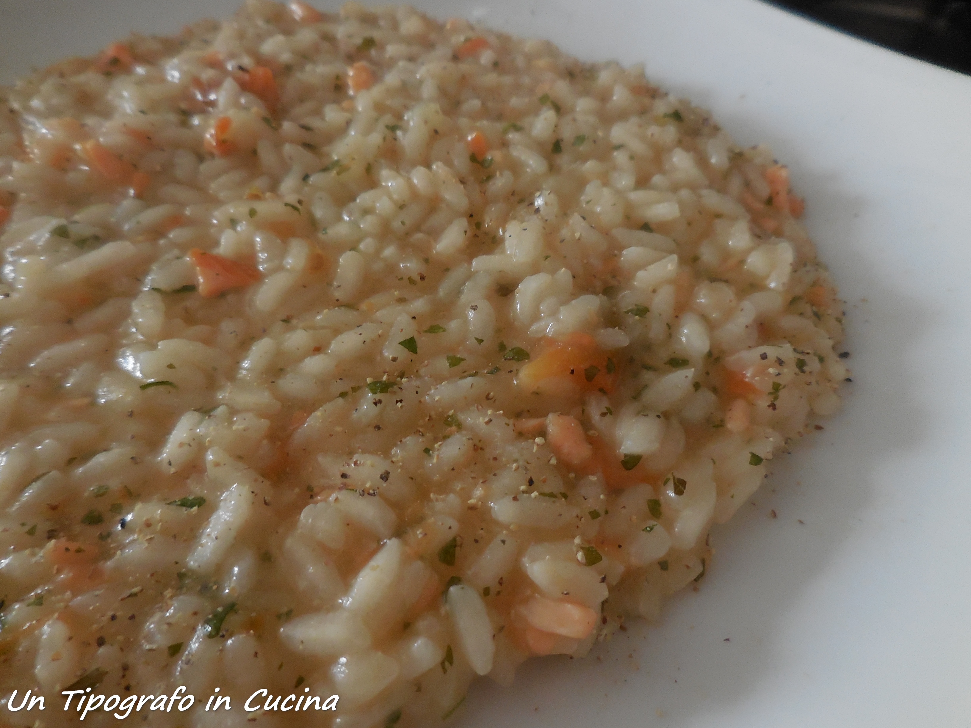 Risotto salmone e pomodorini sardi…