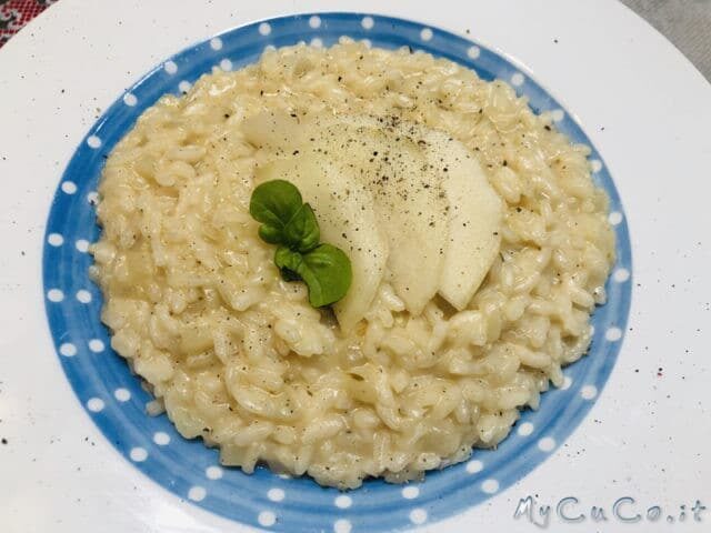 Risotto taleggio e pere col cuco moulinex
