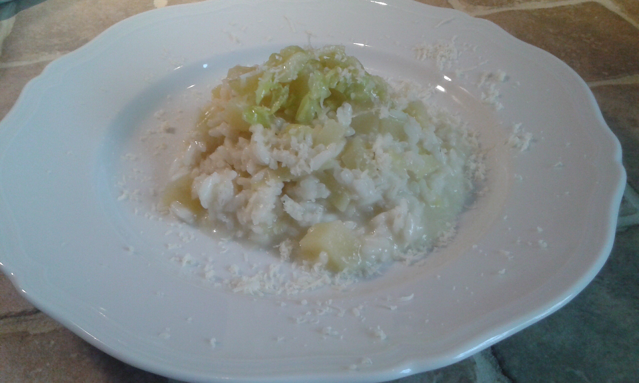 Risotto verza e patate