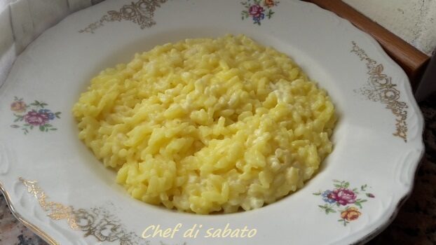 Risotto zafferano e philadelphia