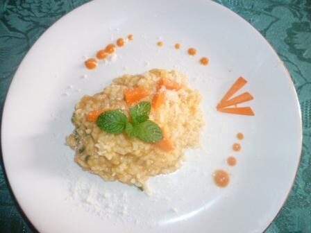 Risotto zucca e zucchine