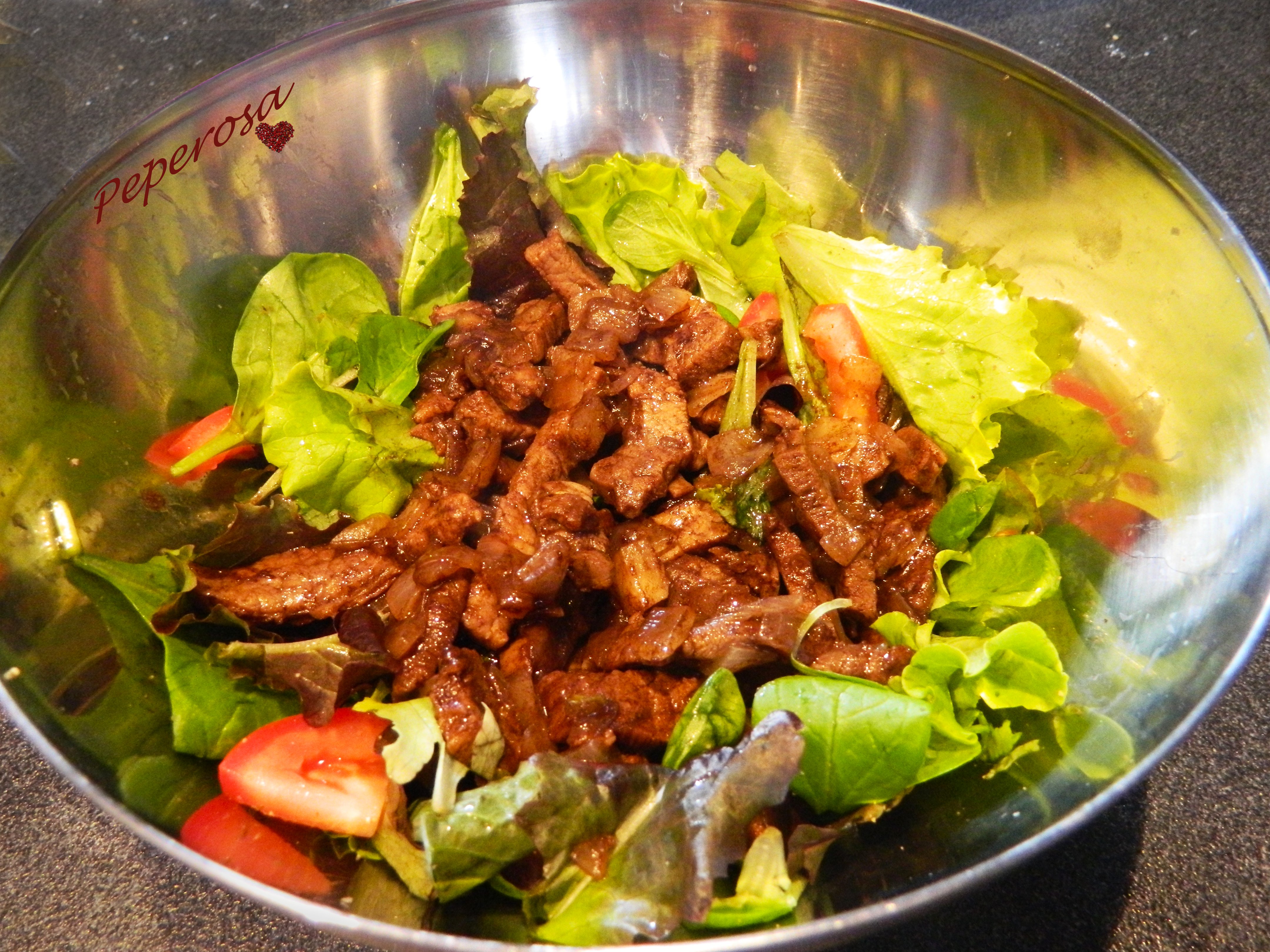 Roastbeef al balsamico in insalata