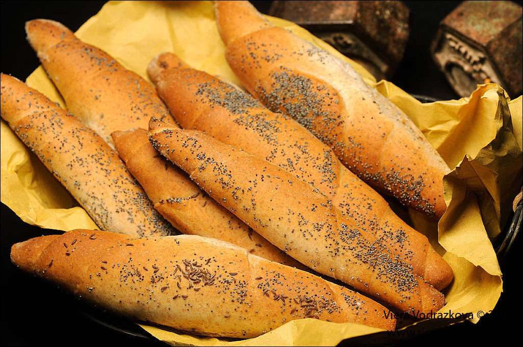Rohliky – panini cechi – czech bread rolls