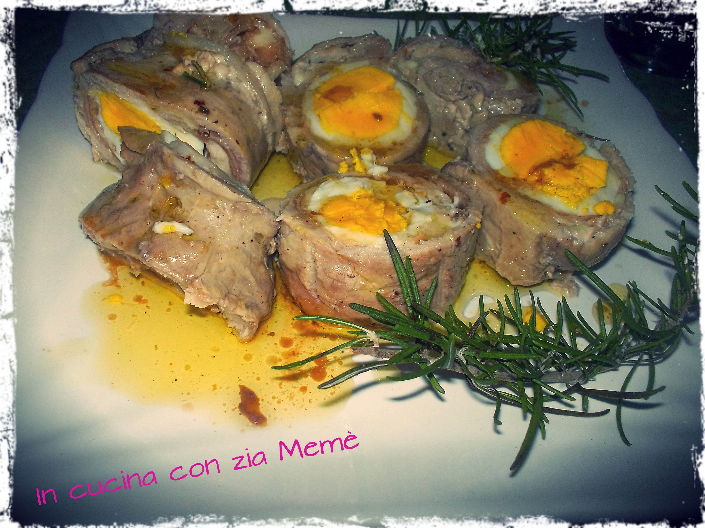 Rollè di carne con uova