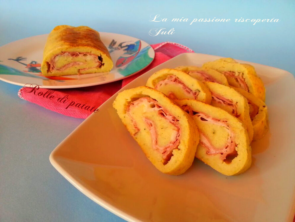 Rolle di patate ripieno di speck