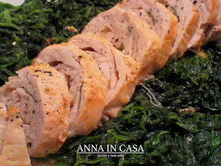 Rollè di pollo al latte in padella