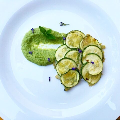 Rombo e zucchine