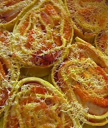 Rondelle di pasta con ricotta e zucca