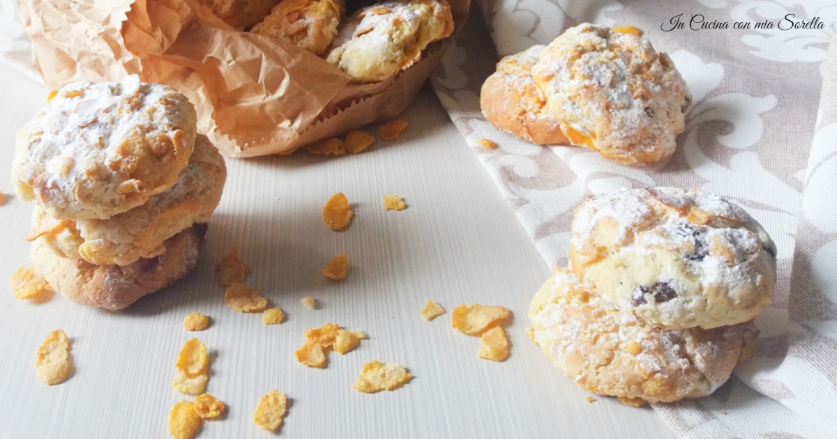 Rose del deserto – biscotti ai corn flakes