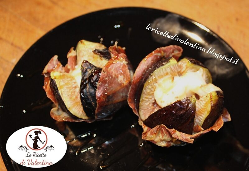 Rose di Fichi con Coppa e pecorino Toscano al forno o con la friggitrice ad aria