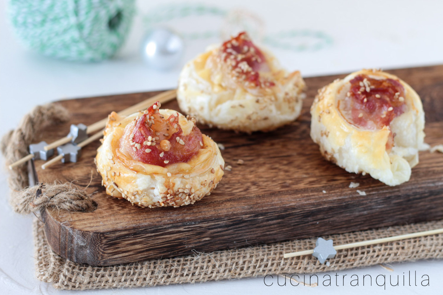 Roselline di pancetta
