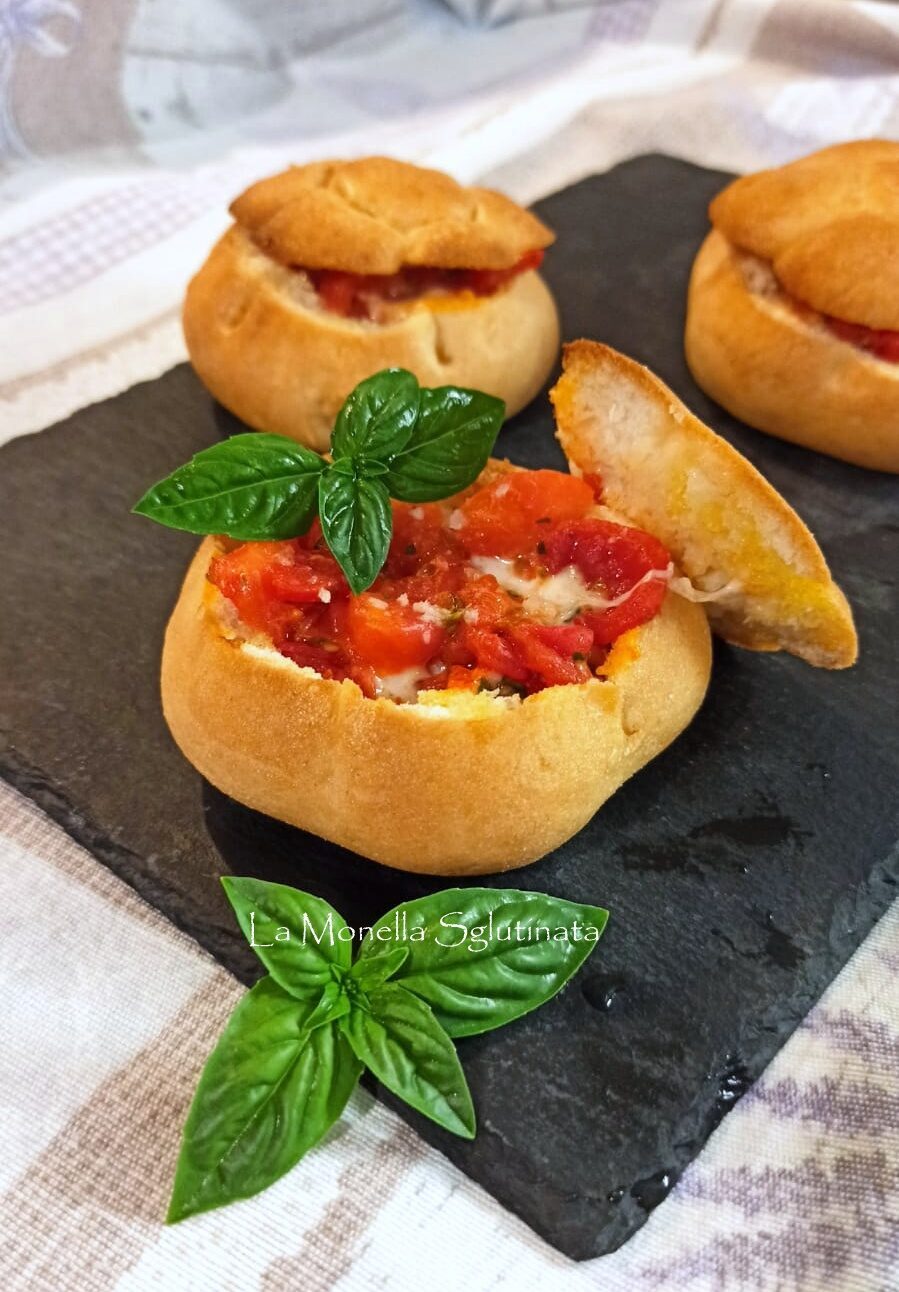 Rosette ripiene filanti senza glutine
