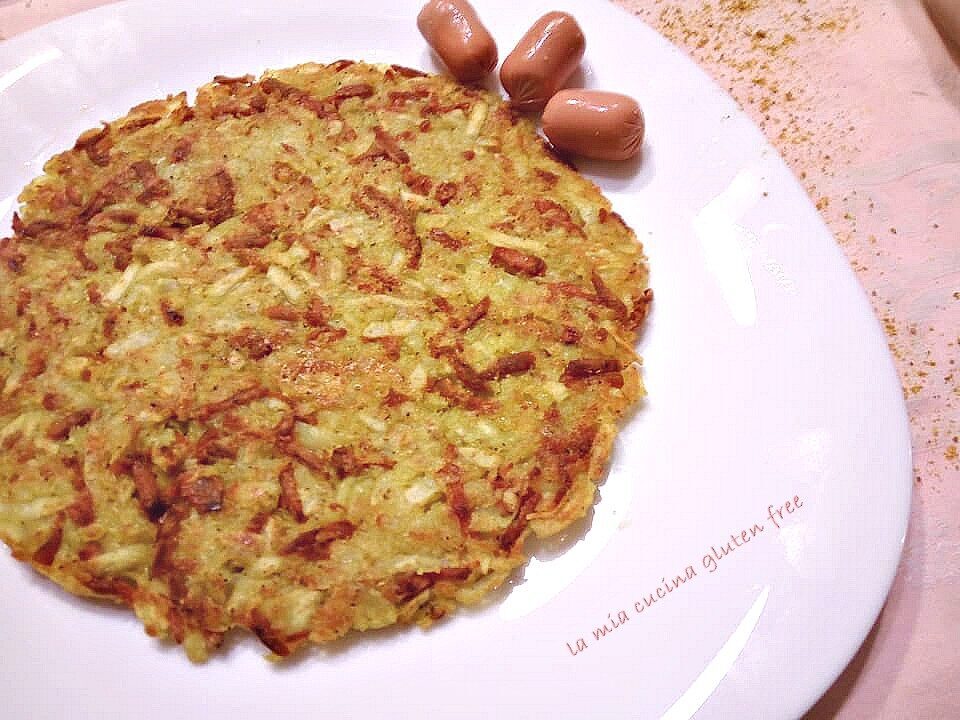 Rosti di patate e wurstel