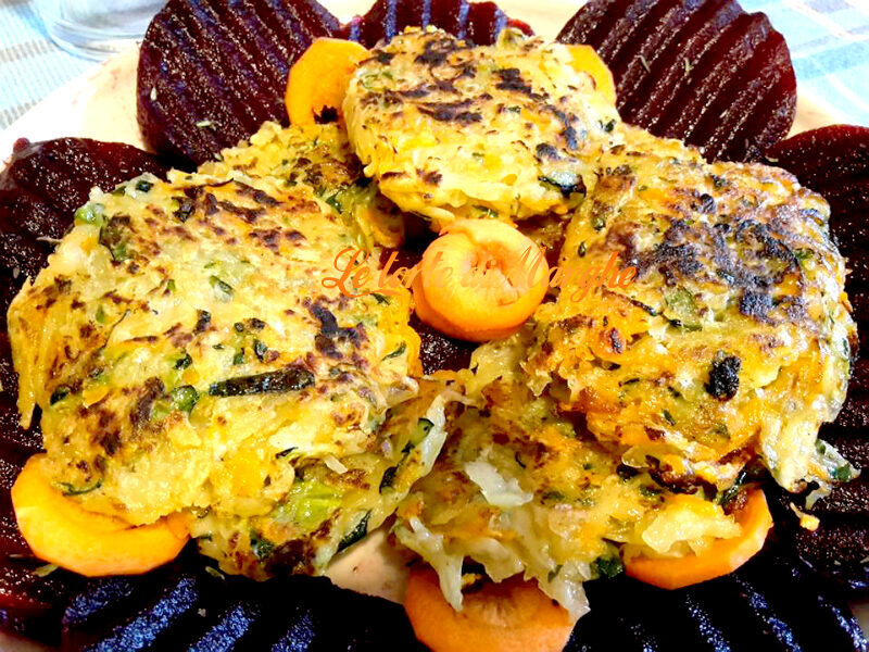 Rostì di patate zucchine e carote – golosissimi –