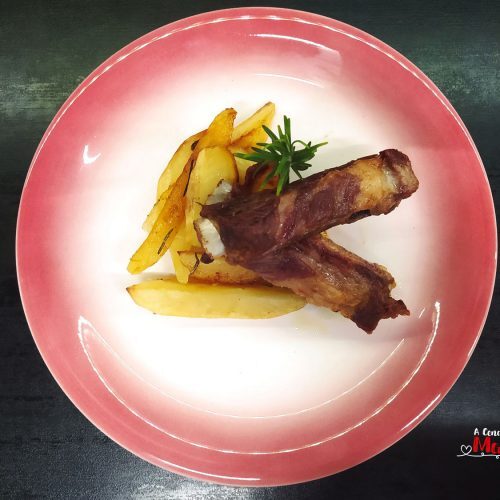Rostinciana e patate arrosto