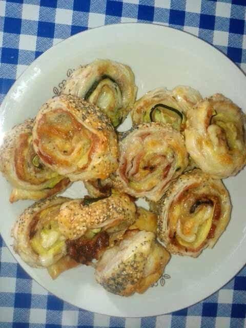 Rotelle di pasta sfoglia