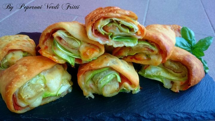 Rotolini con zucchine provola affumicata e speck