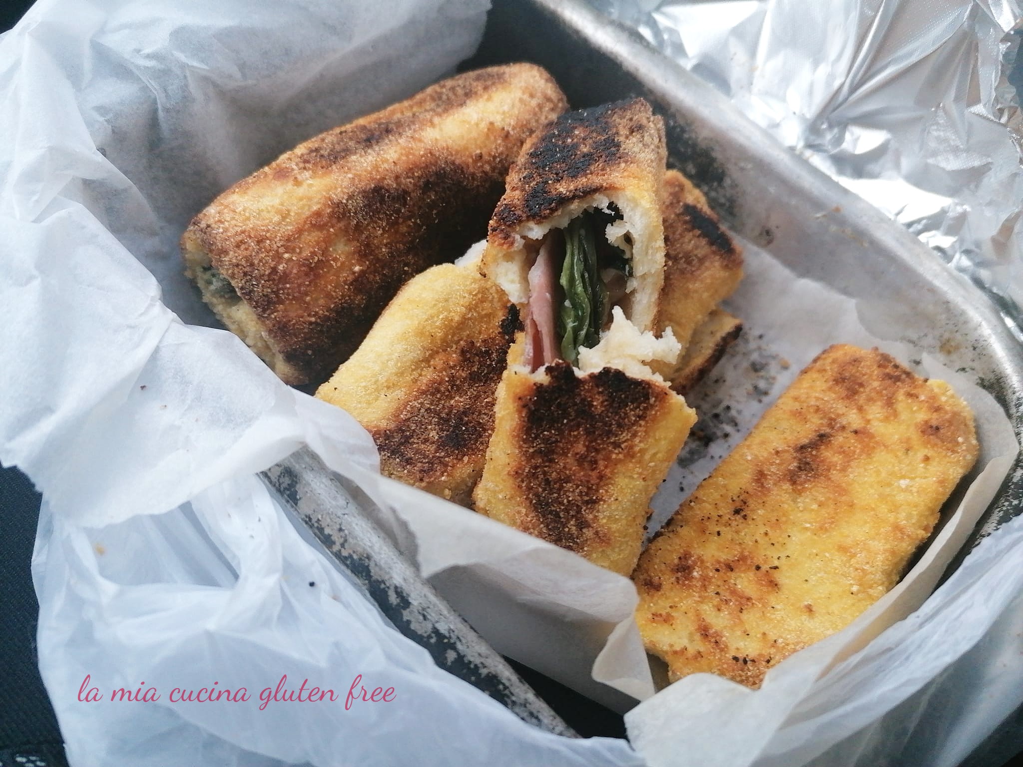 Rotolini di pane senza glutine