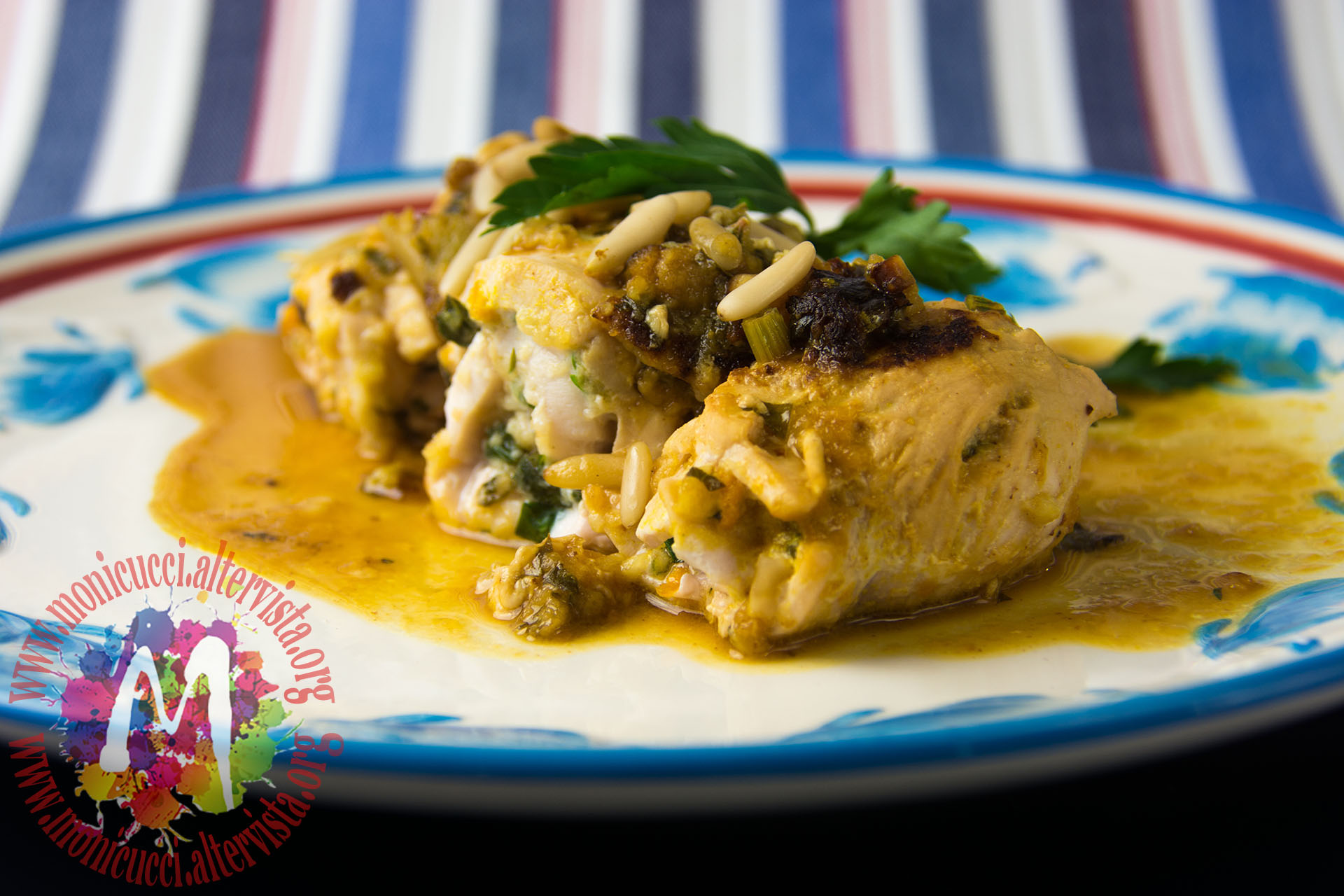 Rotolini di spada farciti in salsa di agrumi