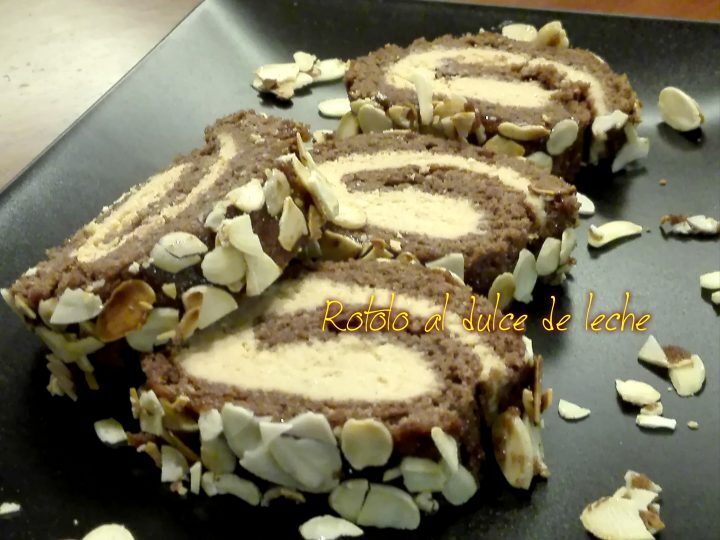 Rotolo al dulce de leche