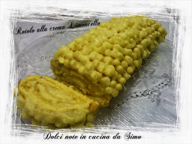 Rotolo alla crema limoncello