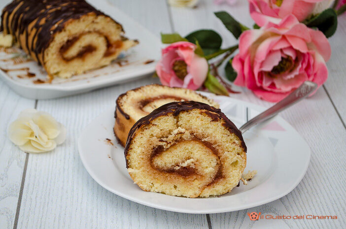 Rotolo alla marmellata di ciliegie
